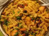 Receita Massada cataplana de salmão e mexilhão