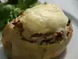 Receita Batata recheada com cogumelos e frango