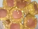 Receita Bolinhos de salsicha sequinhos com massa de fubá da tatá