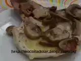 Receita Costeletas no forno com cogumelos