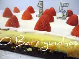 Receita Bolo brownie e cheesecake