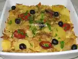 Receita Bacalhau com chouriço