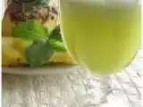 Receita Suco de abacaxi com couve