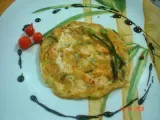 Receita Omelete com camarão e nirá
