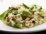 Receita Risoto de ervilha torta, brie e bacon