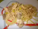 Receita Guisado de peru com milho e cogumelos