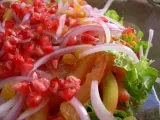 Receita Salada colorida vegan