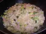 Receita Risotto abobrinhas e presunto