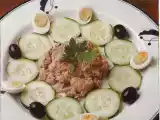 Receita Salada de pepino e atum