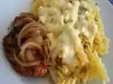 Receita Massa com queijo camembert assado