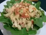Receita Salada de macarrão com rúcula ao vinagrete de laranja