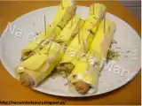 Receita Rolinhos de queijo, fiambre e salsicha