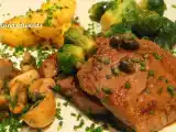 Receita Medalhão de mignon com legumes salteados