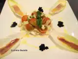 Receita Salada de trutas, endívias, caviar e outros breguetes