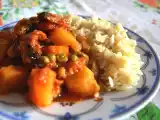 Receita Estufado de soja (vegetariana)