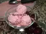 Receita Gelado de ameixas pretas