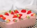 Receita Mousse de morango com gotas de chocolate