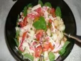 Receita Salada de macarrão com kani