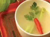 Receita Sopa tailandesa de leite de coco