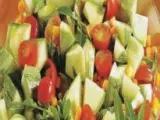 Receita Salada de abobrinha e tomate-cereja