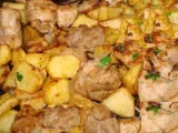 Receita Carne de porco à portuguesa (receita do intercâmbio culinário)