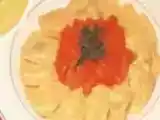 Receita Ravióli de muzzarella de búfala com molho de tomate