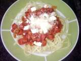 Receita Spaghetthi com salsicha vapt vupt