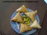 Receita Chamuças vegetarianas