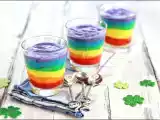 Receita Pudim arco íris