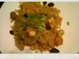 Receita Bulgur com tofu e legumes
