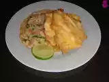 Receita Filetes de peixe galo com arroz de tomate, berbigão e coentros