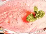 Receita Espuma de gelatina de morango
