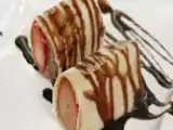 Receita Wrap com creme de morango