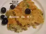 Receita Bacalhau com brócolos gratinado