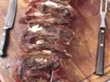 Receita Língua no espeto