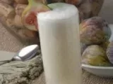 Receita Smoothie de água de coco com figos e sorvete