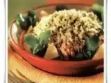 Receita Arroz ao pesto com nata