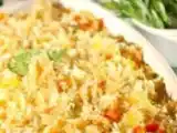 Receita Arroz de forno delicioso