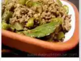 Receita Carne moída com quiabo