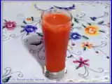Receita Refresco de mel e cenoura