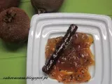 Receita Compota de kiwi e maça