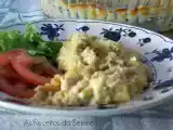 Receita Bacalhau com alho francês e cenoura