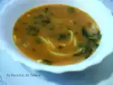 Receita Sopa de feijão manteiga com agrião