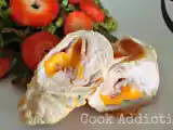 Receita Rolinhos de peru com queijo e presunto