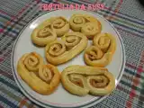 Receita Palmiers de queijo e fiambre