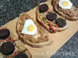 Receita Bruschetta de alheira & bruschetta de morcela