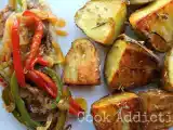 Receita Filetes de carapau com cebolada e batatas salteadas com alecrim