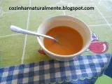 Receita Sopa de cenoura e gengibre