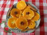 Receita Laranja com estrela de anis e pau de canela