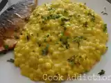 Receita Orzotto de açafrão e filetes de sarda no forno